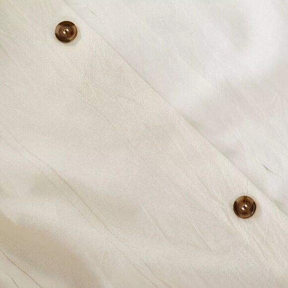 Hearth & Hand Taupe Thin Stripe & Sour Cream Queen Sz 3 Pc Duvet Cover Shams Set - Picture 6 of 9